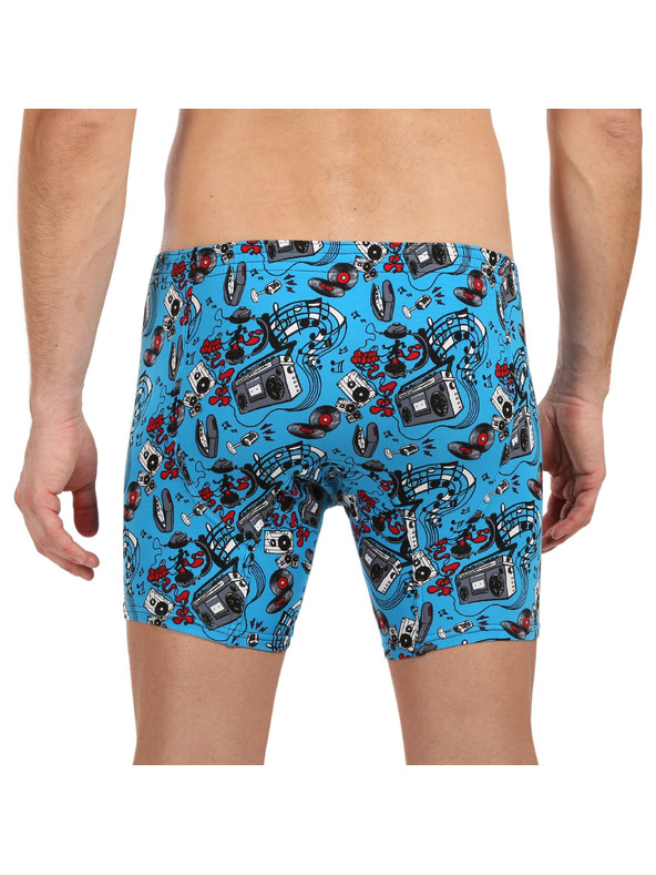 Styx Pánské boxerky Styx long art klasická guma hudba