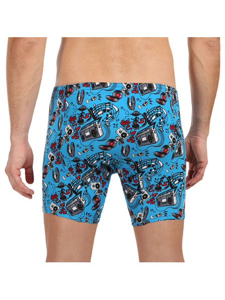 Styx Pánské boxerky Styx long art klasická guma hudba