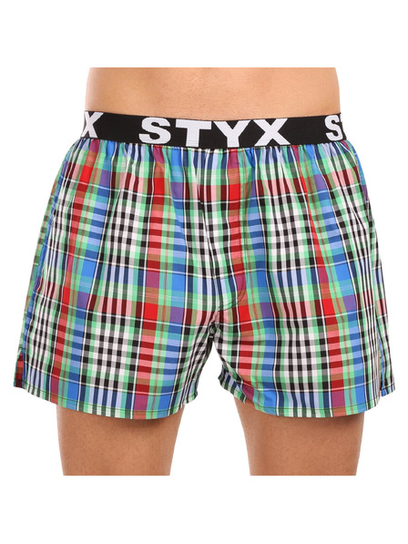 Styx Pánské trenky Styx sportovní guma vícebarevné