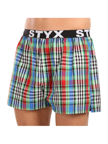 Styx Pánské trenky Styx sportovní guma vícebarevné