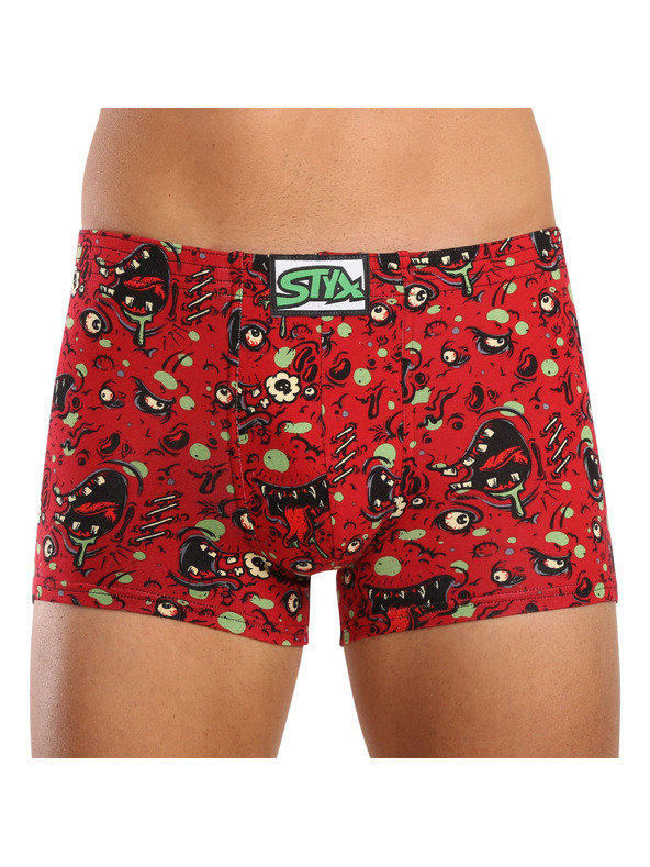 Styx Pánské boxerky Styx art klasická guma zombie