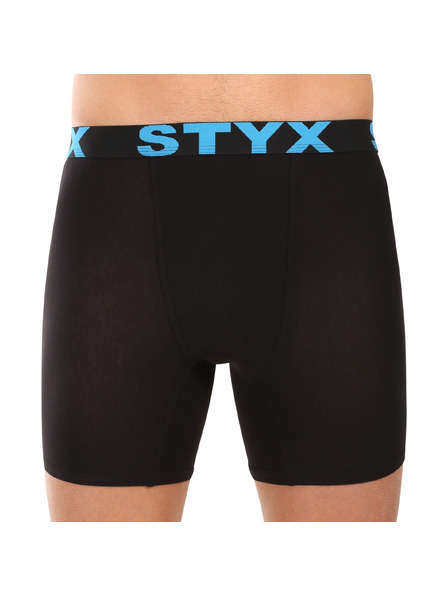 Styx Sada deseti - pánské boxerky Styx long sportovní guma černé