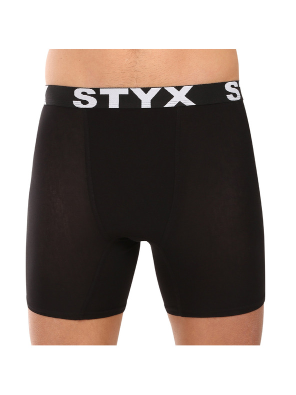 Styx Sada deseti - pánské boxerky Styx long sportovní guma černé