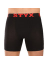 Styx Sada deseti - pánské boxerky Styx long sportovní guma černé