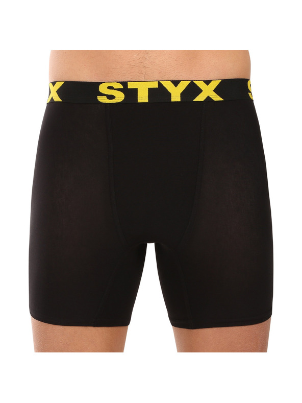 Styx Sada deseti - pánské boxerky Styx long sportovní guma černé