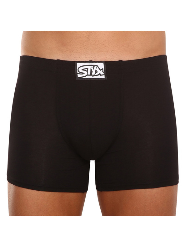 Styx Sada tří - pánské boxerky Styx long klasická guma vícebarevné