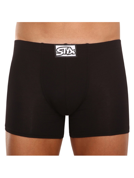 Styx Sada tří - pánské boxerky Styx long klasická guma vícebarevné