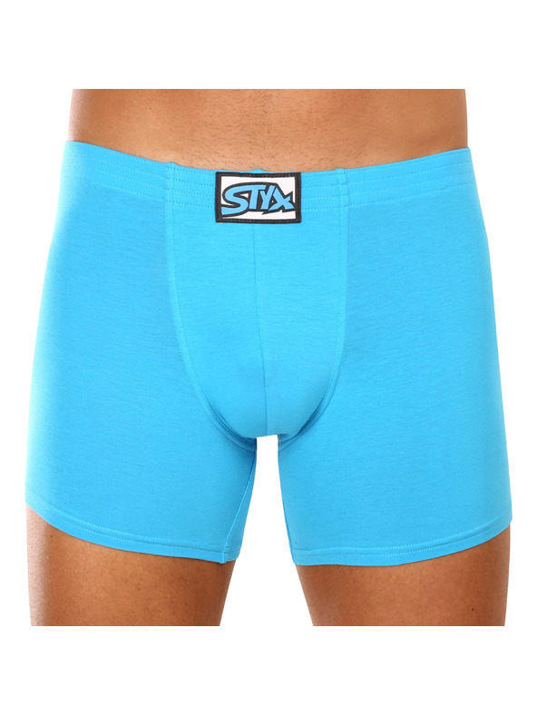 Styx Sada tří - pánské boxerky Styx long klasická guma vícebarevné