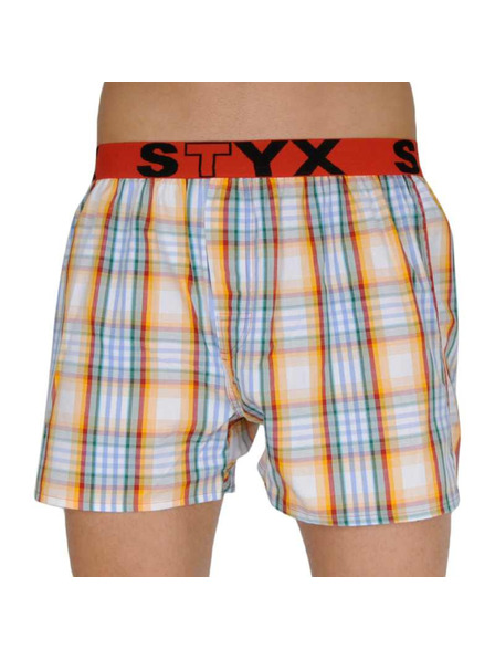 Styx Pánské trenky Styx sportovní guma vícebarevné