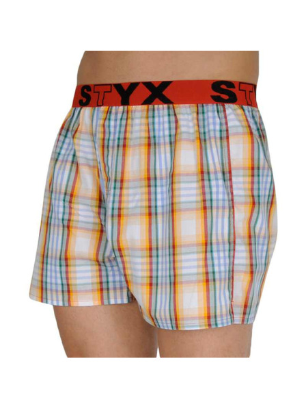 Styx Pánské trenky Styx sportovní guma vícebarevné