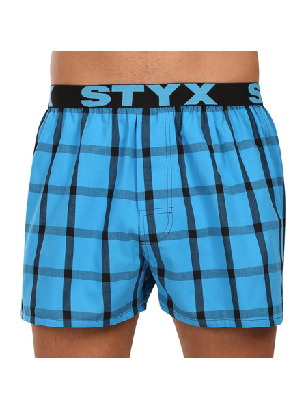 Styx Sada tří - pánské trenky Styx sportovní guma vícebarevné