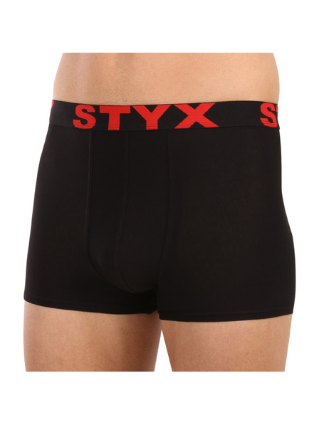 Styx Pánské boxerky Styx sportovní guma černé