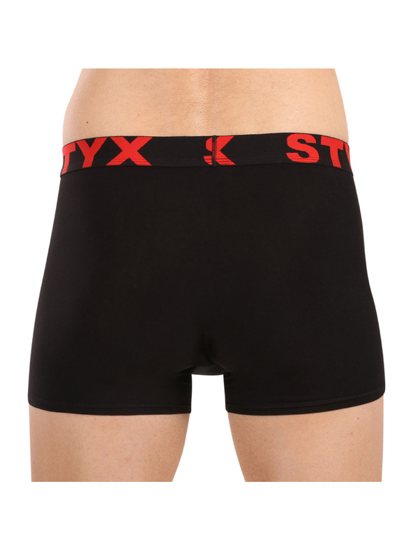 Styx Pánské boxerky Styx sportovní guma černé