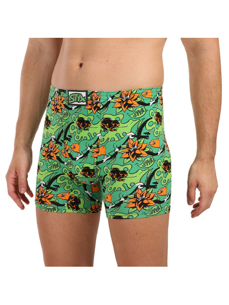 Styx Pánské boxerky Styx long art klasická guma tropic