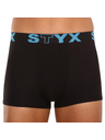 Styx Sada pěti - pánské boxerky Styx sportovní guma vícebarevné