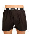 Styx Sada tří - pánské trenky Styx sportovní guma černé