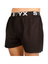 Styx Sada tří - pánské trenky Styx sportovní guma černé