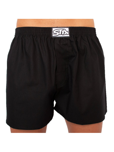 Styx Pánské trenky Styx klasická guma nadrozměr černé