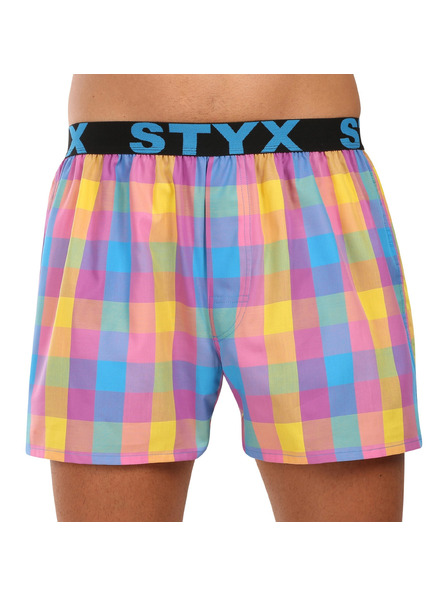 Styx Pánské trenky Styx sportovní guma vícebarevné
