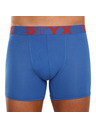 Styx Sada tří - pánské boxerky Styx long sportovní guma modré