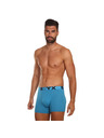 Styx Sada tří - pánské boxerky Styx long sportovní guma modré