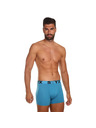 Styx Sada tří - pánské boxerky Styx long sportovní guma modré
