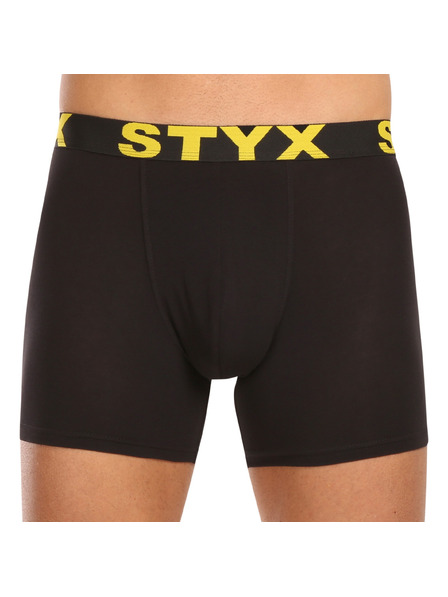 Styx Sada deseti - pánské boxerky Styx long sportovní guma černé