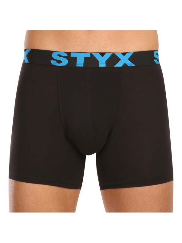 Styx Sada deseti - pánské boxerky Styx long sportovní guma černé
