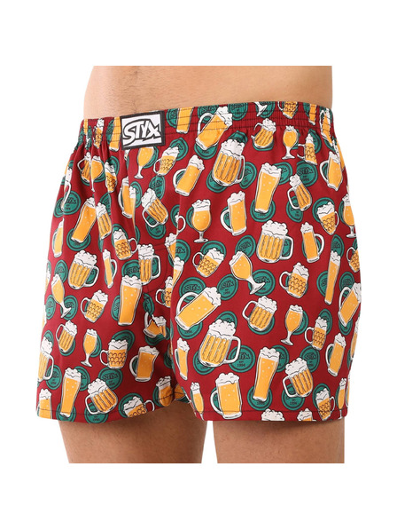 Styx Pánské trenky Styx art klasická guma nadrozměr pivo