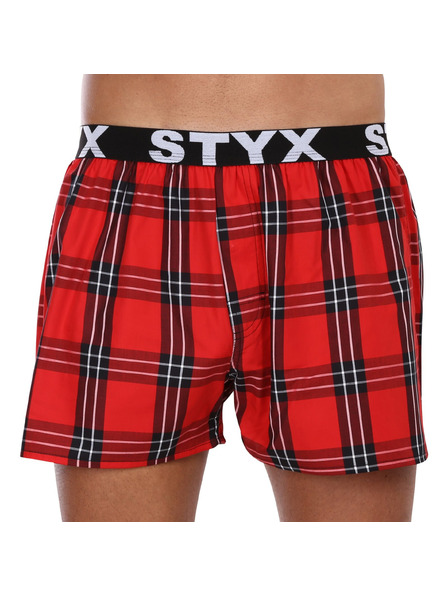 Styx Sada tří - pánské trenky Styx sportovní guma vícebarevné