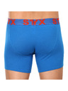 Styx Sada tří - pánské boxerky Styx long sportovní guma modré