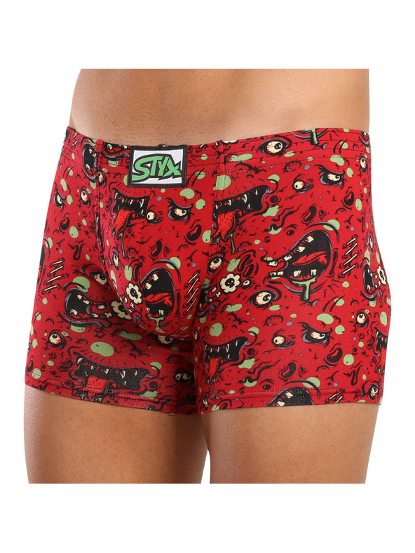 Styx Pánské boxerky Styx long art klasická guma zombie