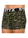Styx Sada tří - pánské boxerky Styx long art sportovní guma vícebarevné