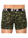 Styx Sada tří - pánské boxerky Styx long art sportovní guma vícebarevné