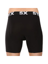 Styx Sada pěti - pánské boxerky Styx long sportovní guma černé