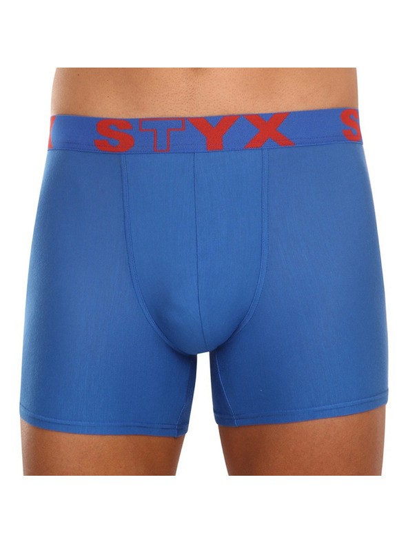 Styx Sada tří - pánské boxerky Styx long sportovní guma vícebarevné