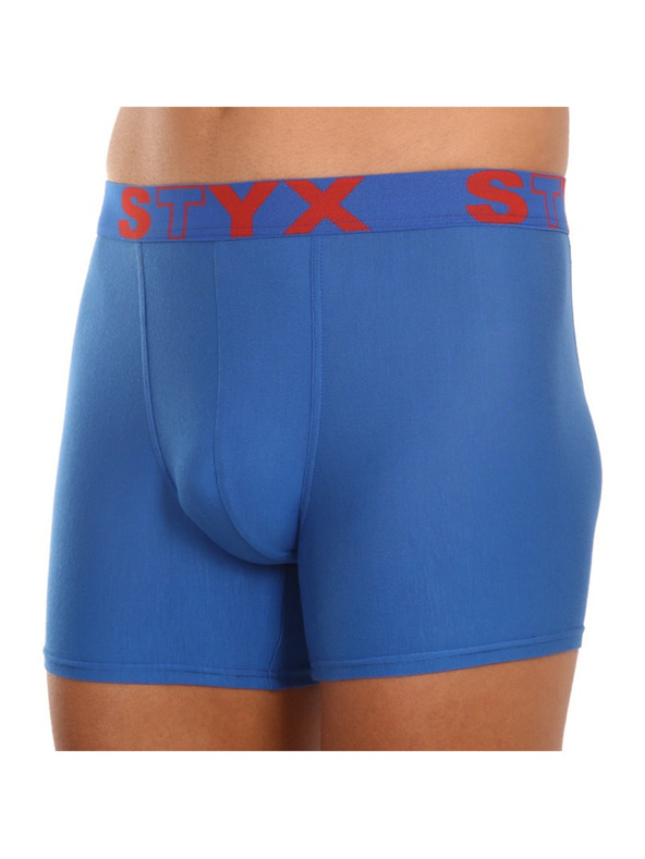 Styx Sada tří - pánské boxerky Styx long sportovní guma vícebarevné