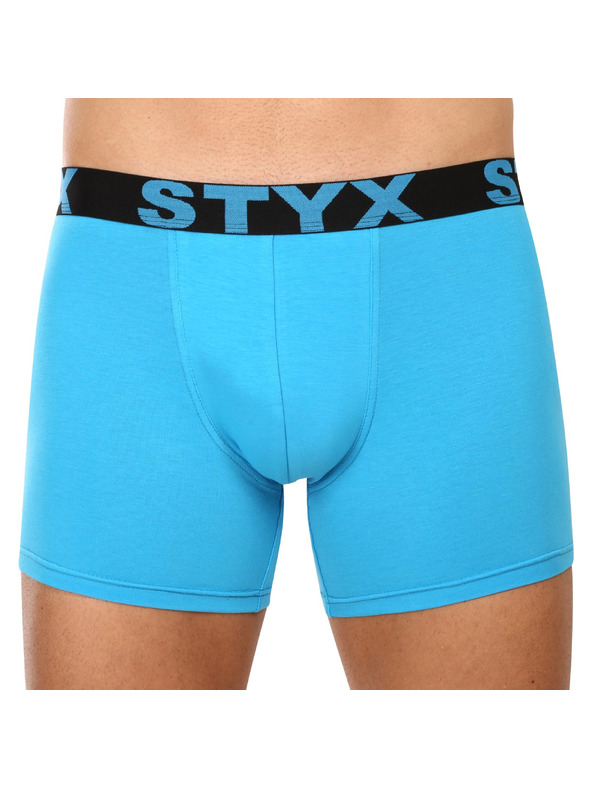 Styx Sada tří - pánské boxerky Styx long sportovní guma vícebarevné