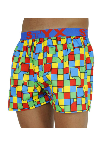 Styx Pánské trenky Styx art sportovní guma kostky