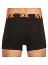 Styx Sada pěti - pánské boxerky Styx sportovní guma černé