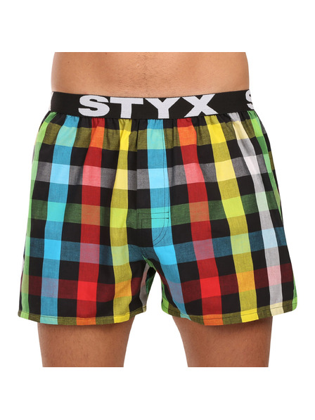 Styx Pánské trenky Styx sportovní guma vícebarevné