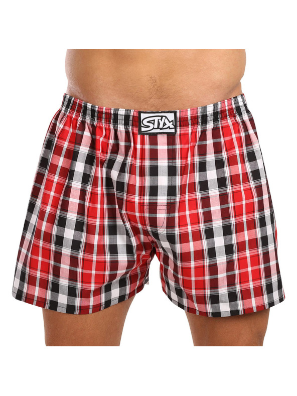 Styx Pánské trenky Styx klasická guma nadrozměr vícebarevné
