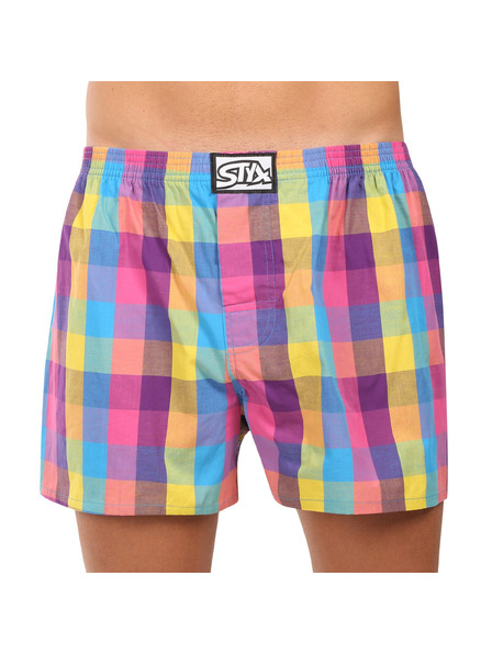Styx Pánské trenky Styx klasická guma nadrozměr vícebarevné