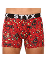 Styx Sada tří - pánské boxerky Styx long art sportovní guma vícebarevné