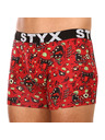 Styx Sada tří - pánské boxerky Styx long art sportovní guma vícebarevné