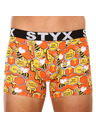Styx Sada tří - pánské boxerky Styx long art sportovní guma vícebarevné