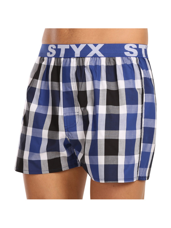 Styx Sada tří - pánské trenky Styx sportovní guma vícebarevné