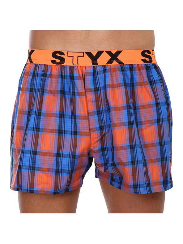Styx Sada tří - pánské trenky Styx sportovní guma vícebarevné