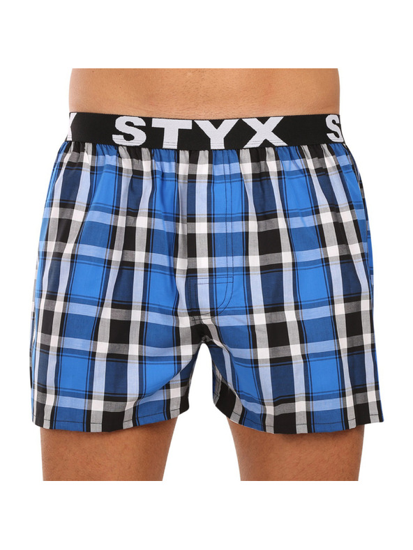 Styx Sada tří - pánské trenky Styx sportovní guma vícebarevné