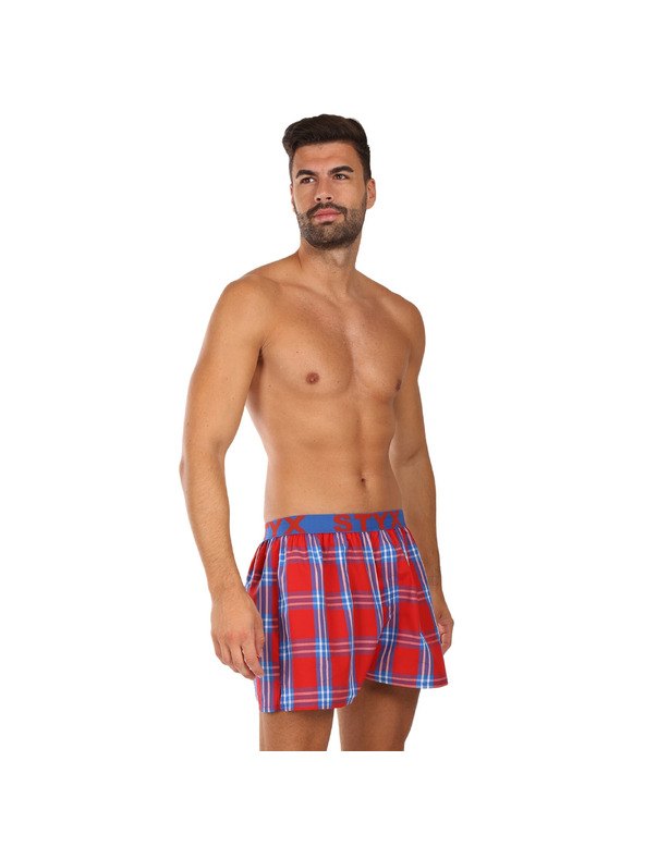 Styx Sada tří - pánské trenky Styx sportovní guma vícebarevné